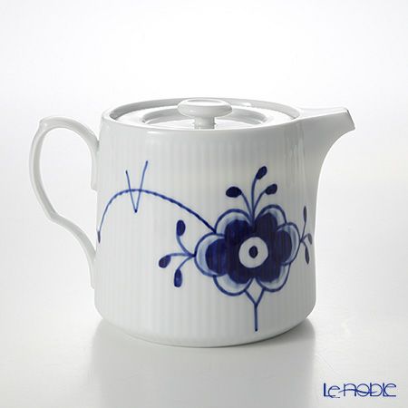 ロイヤルコペンハーゲン（Royal Copenhagen） ブルー フルーテッド メガ ティーポット 600ml 2381129／1020513