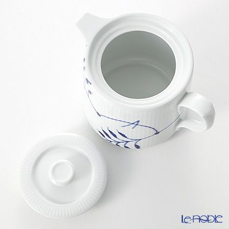 ロイヤルコペンハーゲン（Royal Copenhagen） ブルー フルーテッド メガ ティーポット 600ml 2381129／1020513