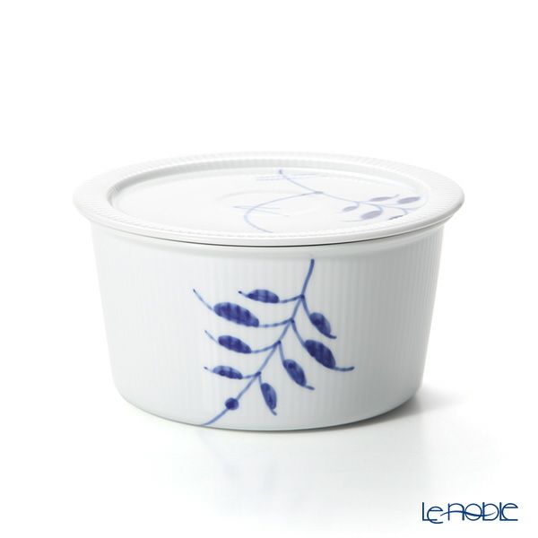 ロイヤルコペンハーゲン（Royal Copenhagen） ブルー フルーテッド メガ オーブンウェア蓋つき M 1030ml 2381233／1016883