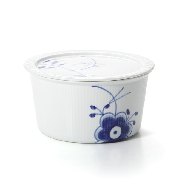 ロイヤルコペンハーゲン（Royal Copenhagen） ブルー フルーテッド メガ オーブンウェア蓋つき M 1030ml 2381233／1016883