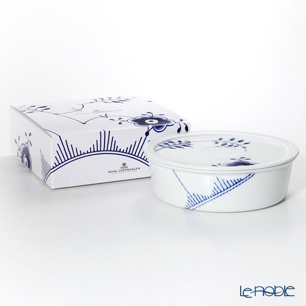 ロイヤルコペンハーゲン（Royal Copenhagen） ブルー フルーテッド メガ オーブンウェア蓋つき L 1500ml 2381236／1016884