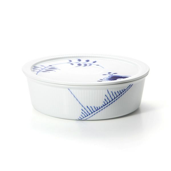 ロイヤルコペンハーゲン（Royal Copenhagen） ブルー フルーテッド メガ オーブンウェア蓋つき L 1500ml 2381236／1016884