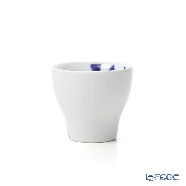 ロイヤルコペンハーゲン（Royal Copenhagen） ブルー フルーテッド メガ エッグ カップ ペア 3×H5.3cm 2381703