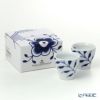 ロイヤルコペンハーゲン（Royal Copenhagen） ブルー フルーテッド メガ エッグ カップ ペア 3×H5.3cm 2381703
