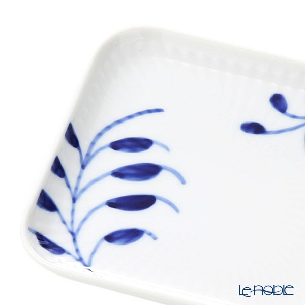 ロイヤルコペンハーゲン（Royal Copenhagen） ブルー フルーテッド メガ スモール スクエア ディッシュ 10x10cm 2381709／1027457