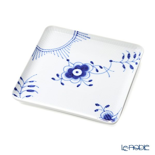 ロイヤルコペンハーゲン（Royal Copenhagen） ブルー フルーテッド メガ スクエア ディッシュ 20cm 2381720／1027458