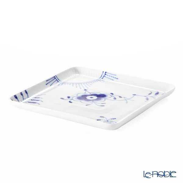 ロイヤルコペンハーゲン（Royal Copenhagen） ブルー フルーテッド メガ スクエア ディッシュ 20cm 2381720／1027458