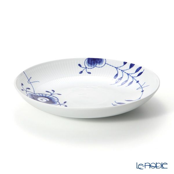 ロイヤルコペンハーゲン（Royal Copenhagen） ブルー フルーテッド メガ ディーププレート 25×H4cm 2381731／1016905