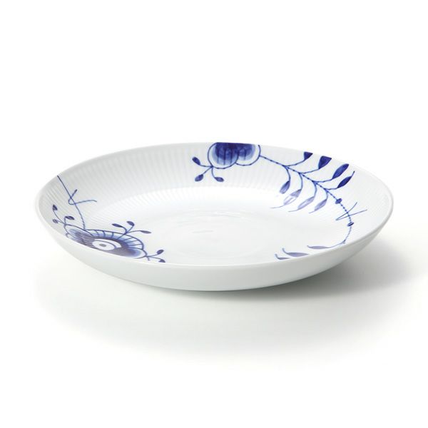 ロイヤルコペンハーゲン（Royal Copenhagen） ブルー フルーテッド メガ ディーププレート 25×H4cm 2381731／1016905