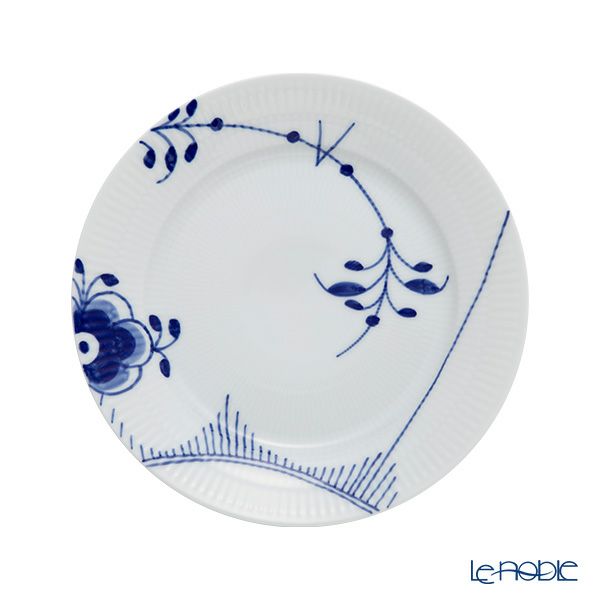 ロイヤルコペンハーゲン（Royal Copenhagen） ブルー フルーテッド メガ デザートプレート 22cm No.2 2382622／1017365