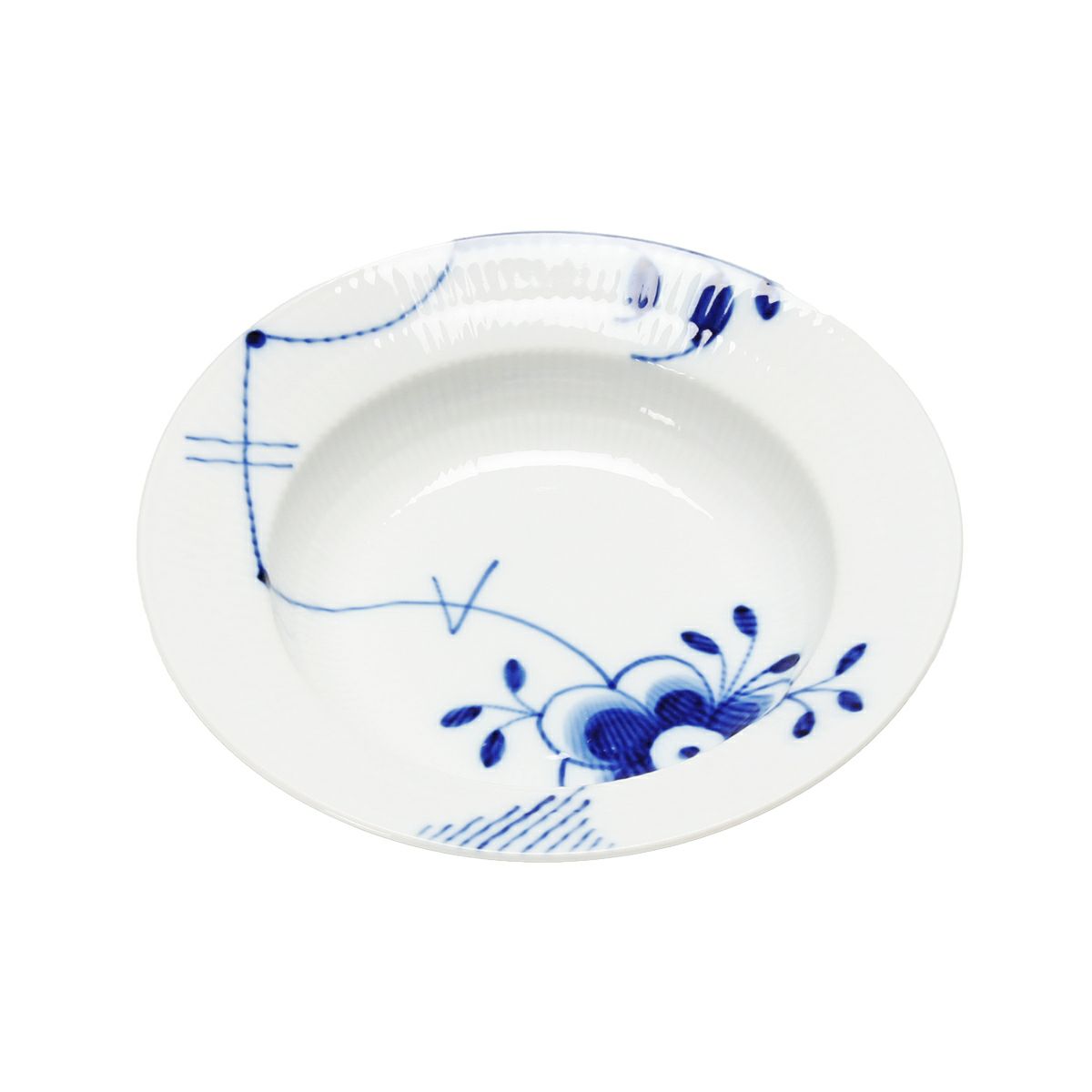 ロイヤルコペンハーゲン（Royal Copenhagen） ブルー フルーテッド メガ プレート（ディープ） 17cm 2386603／1017368