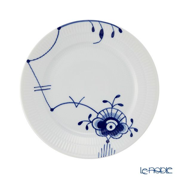 ロイヤルコペンハーゲン（Royal Copenhagen） ブルー フルーテッド メガ デザートプレート 22cm No.6 2386622／1017372