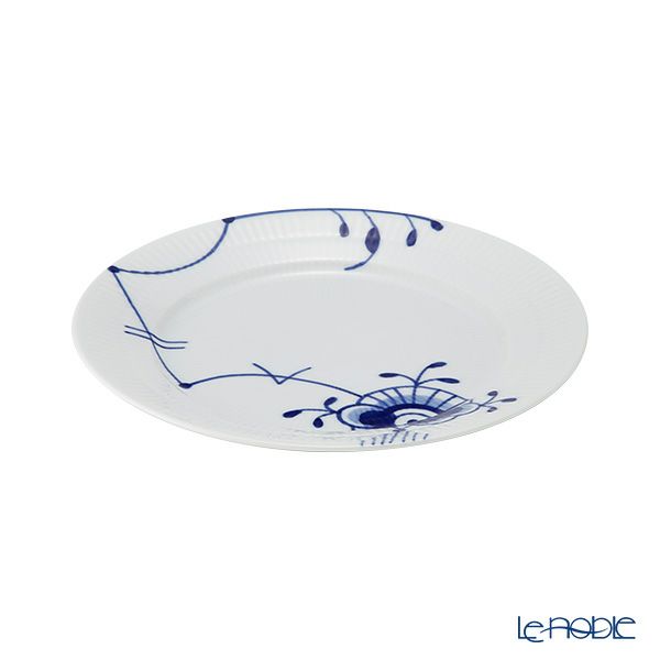 ロイヤルコペンハーゲン（Royal Copenhagen） ブルー フルーテッド メガ デザートプレート 22cm No.6 2386622／1017372