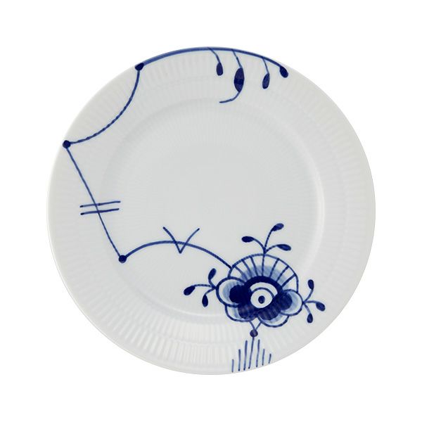 ロイヤルコペンハーゲン（Royal Copenhagen） ブルー フルーテッド メガ デザートプレート 22cm No.6 2386622／1017372