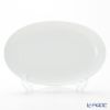 ロイヤルコペンハーゲン（Royal Copenhagen） ホワイト フルーテッド プレイン オーバルディッシュ 23.5×15cm 2408356／1016929