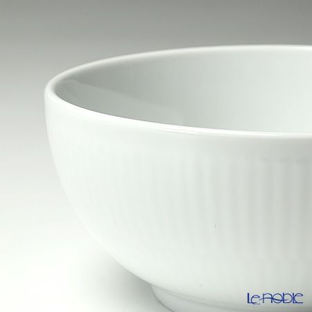 ロイヤルコペンハーゲン（Royal Copenhagen） ホワイト フルーテッド プレイン ボウル 13cm 2408454／1016934