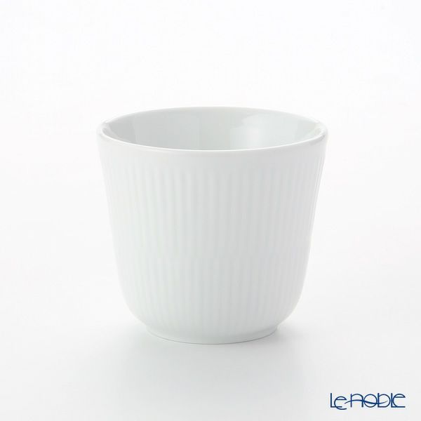 ロイヤルコペンハーゲン（Royal Copenhagen） ホワイト フルーテッド プレイン スタイルカップ 260ml 2408495