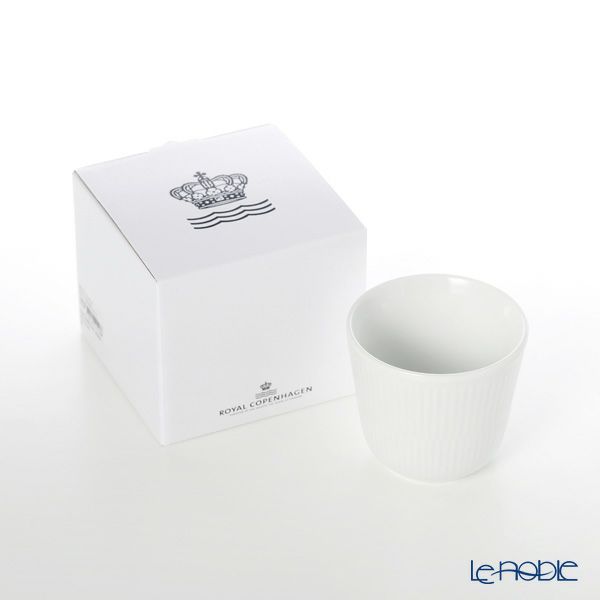 ロイヤルコペンハーゲン（Royal Copenhagen） ホワイト フルーテッド プレイン スタイルカップ 260ml 2408495