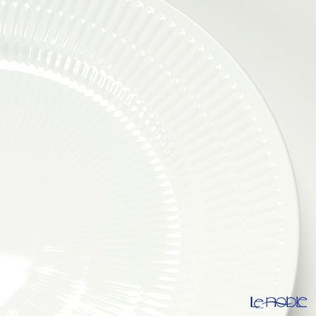 ロイヤルコペンハーゲン（Royal Copenhagen） ホワイト フルーテッド プレイン プレート 27cm 2408627／1017404