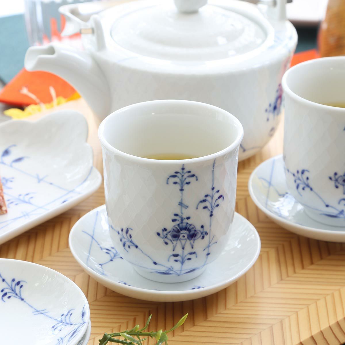 ロイヤルコペンハーゲン（Royal Copenhagen） ブルーパルメッテ カップ 200ml ペア 2500029