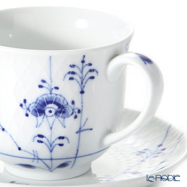 ロイヤルコペンハーゲン（Royal Copenhagen） ブルーパルメッテ カップ＆プレート ペア 160ml 2500030／1017409