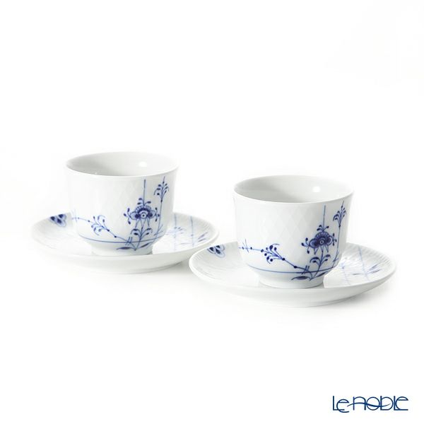 ロイヤルコペンハーゲン（Royal Copenhagen） ブルーパルメッテ ペアティーセット 125ml 2500031／1017410
