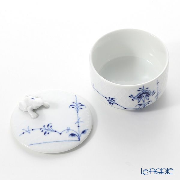 ロイヤルコペンハーゲン（Royal Copenhagen） ブルーパルメッテ ボックスラウンド 7cm 2500244／1017416