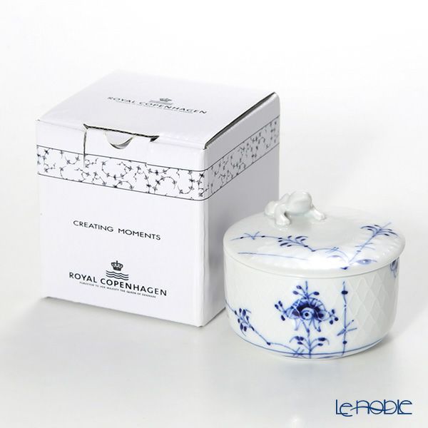 ロイヤルコペンハーゲン（Royal Copenhagen） ブルーパルメッテ ボックスラウンド 7cm 2500244／1017416