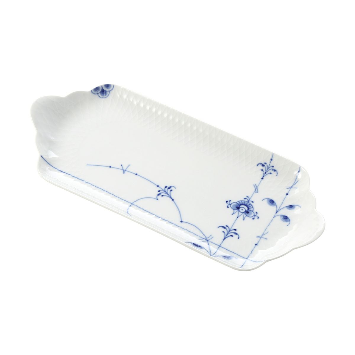 ロイヤルコペンハーゲン（Royal Copenhagen） ブルーパルメッテ トレイ 28.5×12×高さ3cm 2500364