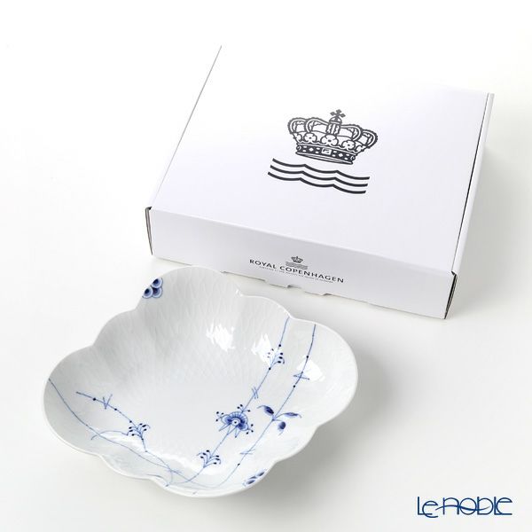 ロイヤルコペンハーゲン（Royal Copenhagen） ブルーパルメッテ フラワーボウル 26×22.5×H6.5 2500578