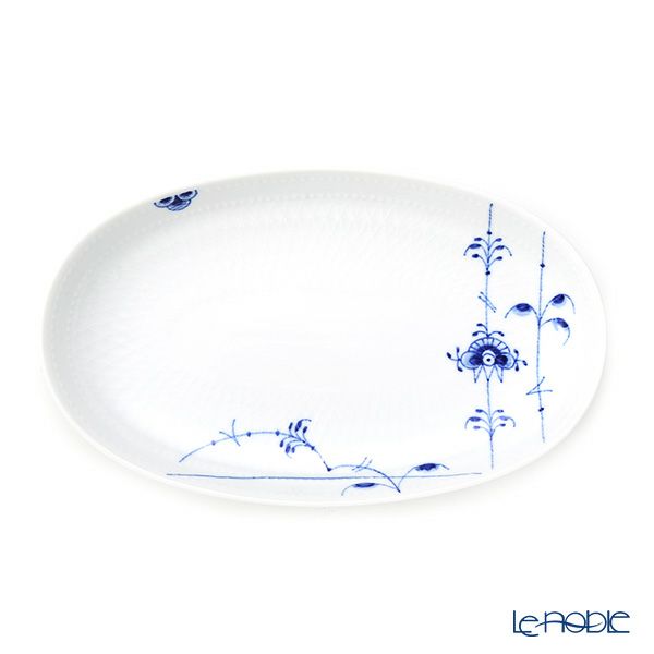 ロイヤルコペンハーゲン（Royal Copenhagen） ブルーパルメッテ オーバルディッシュ S 23×14cm 2500623