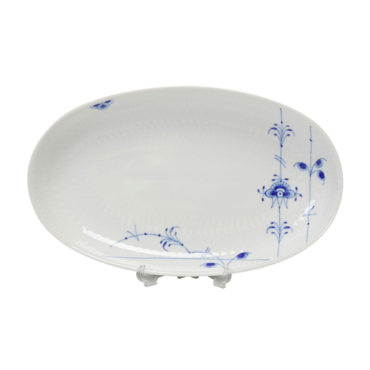 ロイヤルコペンハーゲン（Royal Copenhagen） ブルーパルメッテ オーバルディッシュ S 23×14cm 2500623