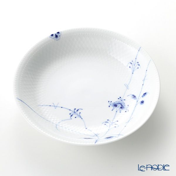 ロイヤルコペンハーゲン（Royal Copenhagen） ブルーパルメッテ ディーププレート 23×H4.5cm 2500734