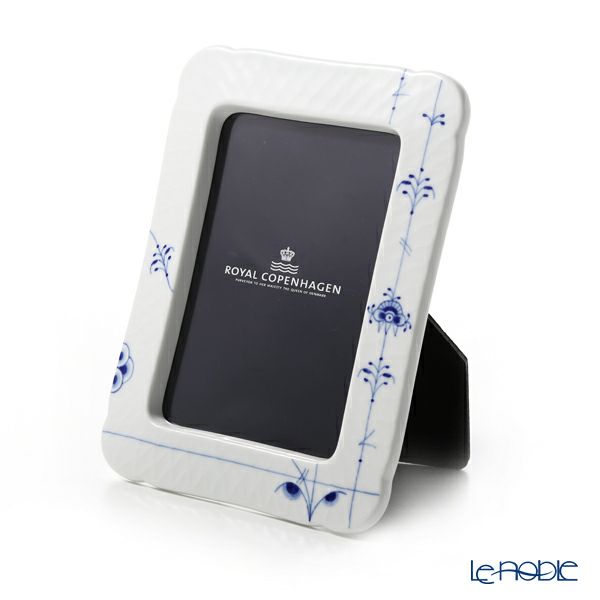 ロイヤルコペンハーゲン（Royal Copenhagen） ブルーパルメッテ フォトフレーム 17.5×13.5cm（写真枠13×9cm） 2500840／1017430