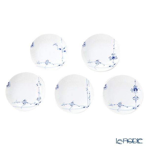 ロイヤルコペンハーゲン（Royal Copenhagen） ブルーパルメッテ プレート10cm 5柄セット 2500904／1052404 小皿／豆皿