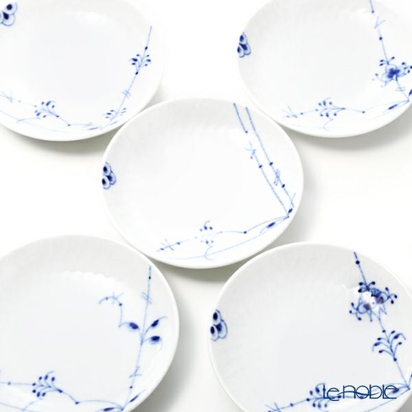 ロイヤルコペンハーゲン（Royal Copenhagen） ブルーパルメッテ プレート10cm 5柄セット 2500904／1052404 小皿／豆皿