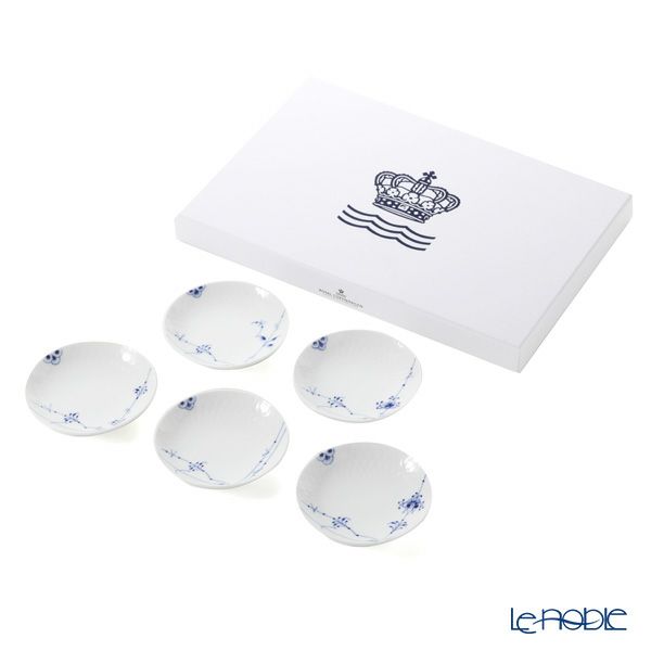 ロイヤルコペンハーゲン（Royal Copenhagen） ブルーパルメッテ プレート10cm 5柄セット 2500904／1052404 小皿／豆皿