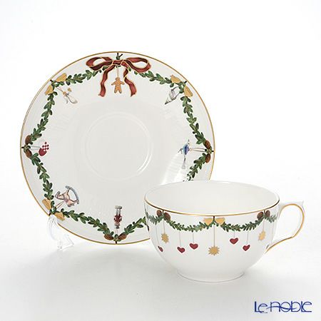 ロイヤルコペンハーゲン（Royal Copenhagen） スターフルーテッド カップ＆ソーサー 280ml 2503086／1019974