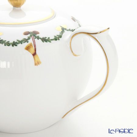 ロイヤルコペンハーゲン（Royal Copenhagen） スターフルーテッド ティーポット 1200ml 2503141／1016965