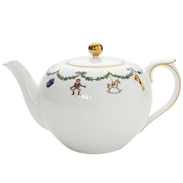 ロイヤルコペンハーゲン（Royal Copenhagen） スターフルーテッド ティーポット 1200ml 2503141／1016965