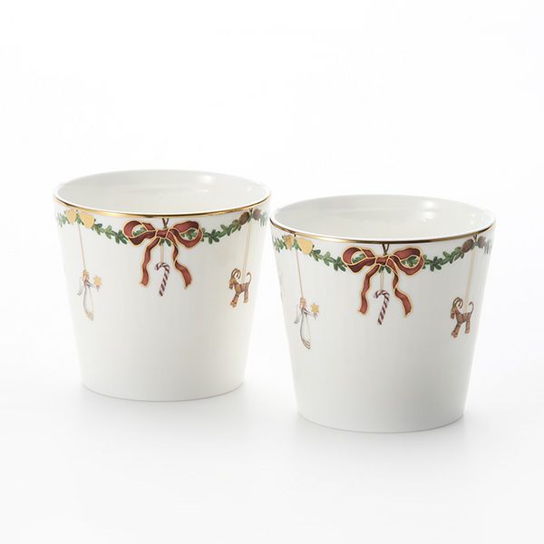 ロイヤルコペンハーゲン（Royal Copenhagen） スターフルーテッド サービング カップ ペア 8×H7.3cm2503149／1017439