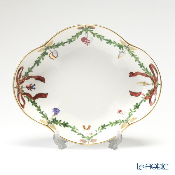 ロイヤルコペンハーゲン（Royal Copenhagen） スターフルーテッド オーバルディッシュ 22×18cm 2503359／1017441