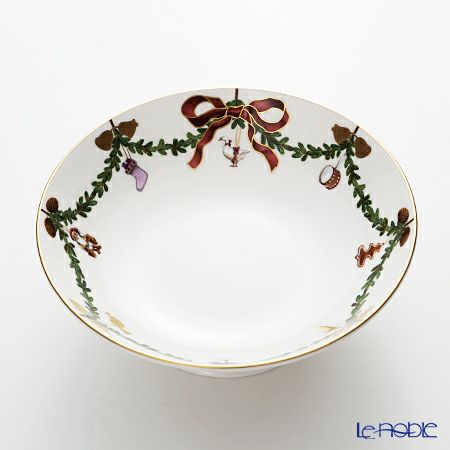 ロイヤルコペンハーゲン（Royal Copenhagen） スターフルーテッド ケーキディッシュ 17.5cm 2503427／1016967