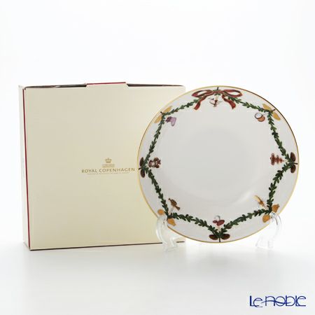 ロイヤルコペンハーゲン（Royal Copenhagen） スターフルーテッド ケーキディッシュ 17.5cm 2503427／1016967