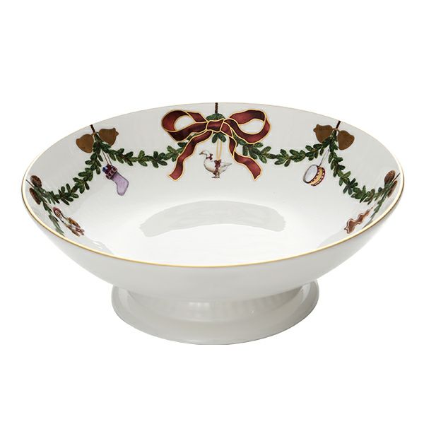 ロイヤルコペンハーゲン（Royal Copenhagen） スターフルーテッド ケーキディッシュ 17.5cm 2503427／1016967