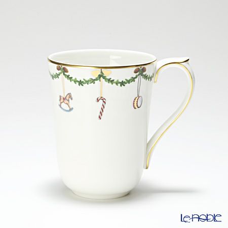 ロイヤルコペンハーゲン（Royal Copenhagen） スターフルーテッド マグ ペア 350ml 2503497／1017449