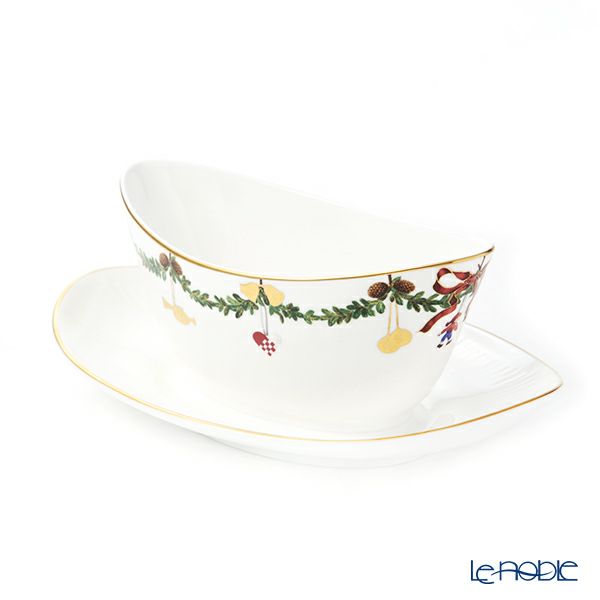 ロイヤルコペンハーゲン（Royal Copenhagen） スターフルーテッド ソースボート 430ml 2503563／1017450