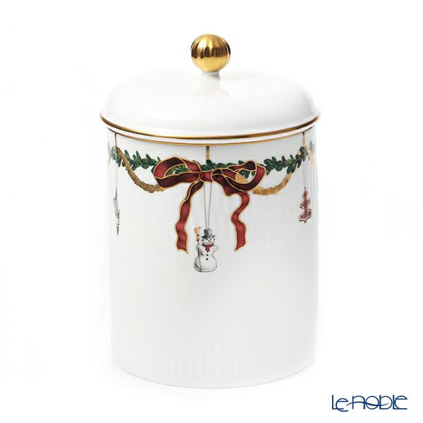 ロイヤルコペンハーゲン（Royal Copenhagen） スターフルーテッド クッキージャー H16.5cm 2504175／1024779