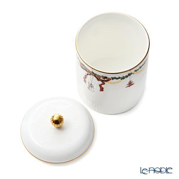 ロイヤルコペンハーゲン（Royal Copenhagen） スターフルーテッド クッキージャー H16.5cm 2504175／1024779