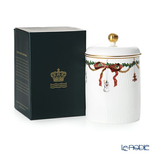 ロイヤルコペンハーゲン（Royal Copenhagen） スターフルーテッド クッキージャー H16.5cm 2504175／1024779